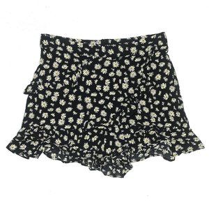Zara Floral Printed Ruffle Skort Size L